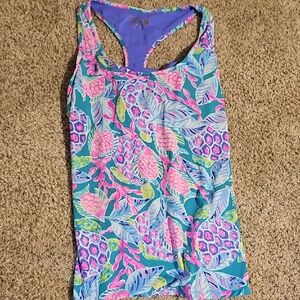 Lilly Pulitzer Purple & Pink Floral Bikini Bottom